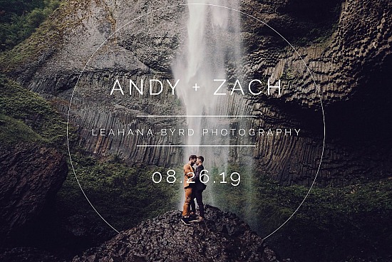 Andy & Zach’s Waterfall Elopement